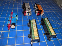 Vintage Lot Of 5 Ertl Die-Cast/plastic Thomas & Friends Metal Trains Bundle 90s