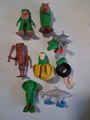 8PCS Italian Brainrot Meme Shark Figurine Toys, Tung Tung Sahur Action Figures
