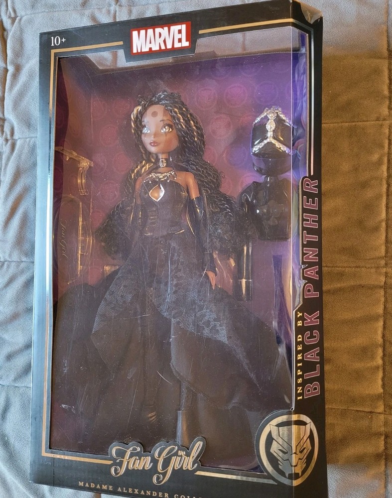 NEW Black Panther Marvel Comics Madame Alexander Collection 13.5″ Doll Fan Girl