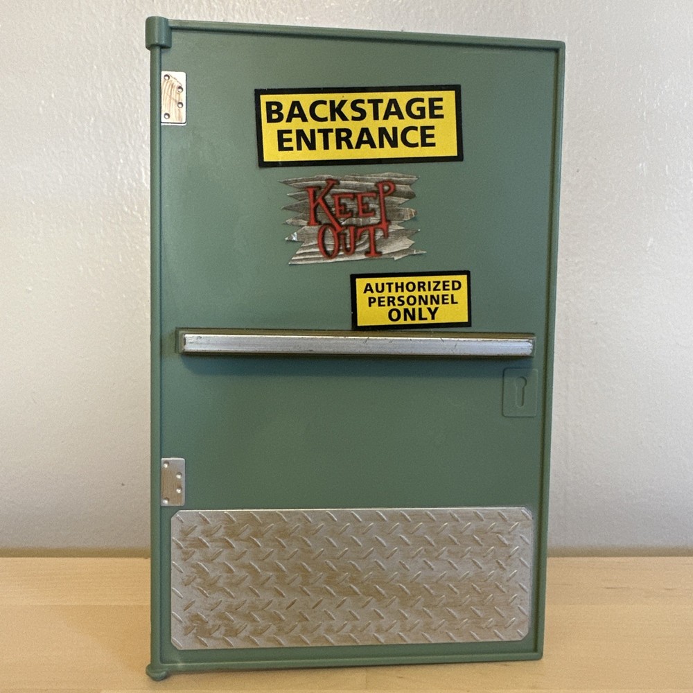 WWE WWF Jakks Back Stage Brawl Accessory Door Only Part Playset piece