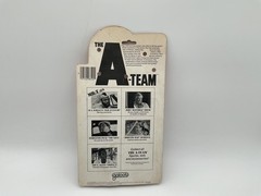 VINTAGE 1983 GALOOB A-TEAM MR. T B A BARACUS ACTION FIGURE ON CARD – WEAR