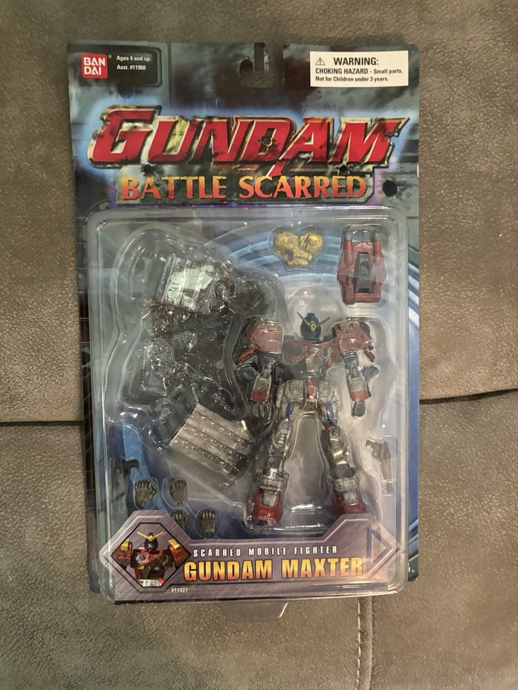 Sealed NIP Gundam Battle Scarred Gundam Maxter Action Figure 2003 Bandai