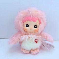 POP MART Dear Birds Series Hacipupu Make Me Blush Plush Pendant Doll in Open Box