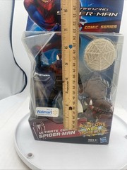 Amazing SPIDER-MAN 6″ Figure Black : Avenger Disney Marvel Web Shield NEW Sealed