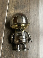 Ryan’s World Mystery Figure Blue Gold Red Metallic Robo 2018 Bonkers Toy Robot