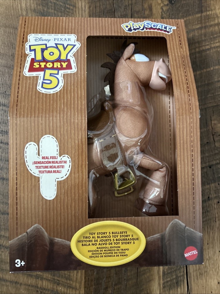 2026 Disney Pixar Toy Story 5 Bullseye Ragdoll Edition Plush 7″ PlayScale NIB