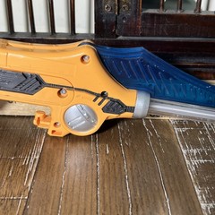 Power Rangers Time Force Deluxe Time Shadow Megazord Blue Sabers & Sword Weapon