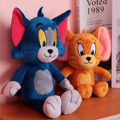 Tom and Jerry Plush Toy Stuffed Animal Soft Doll Kids Gift Tom & Jerry Plush Toy