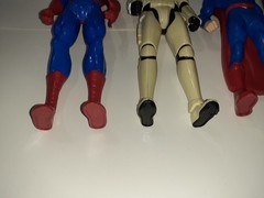 Lot of 4 Hasbro Mattel Action Figures Superhero 9.5-12″ Inch Marvel-DC Comics