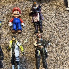 Video game figure lot of 14! Halo assassins creed Fortnite Link Mario and more!