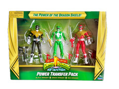 Mighty Morphin Power Rangers Re-Ignition Power Transfer 3 Pack | Black Green Red