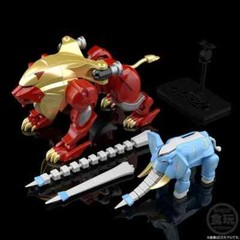 Bandai SMP Power Rangers Gaoranger Gao Lion and Gao Elephant Model Kit Set New