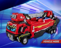 SAMG Metal Cardbot W BLAION Transforming Fire Truck Robot 2025