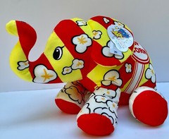 Large 16″ Cepia Pop Art Soft Plush Elephant Mammoth Cornelius or Mammoth Wham