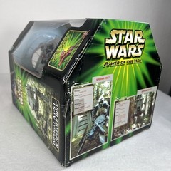 Star Wars Power of the Jedi POTJ Imperial AT-ST & Speeder Bike Paploo BRAND NEW