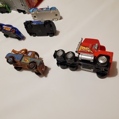 Diecast Disney Pixar Cars McQueen Mack Hauler Truck 95 Kids Toy Car Lot Set Film