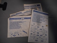 GI Joe blueprints lot, rares, Tiger Rat, Python Conquest, Phantom, Razorback