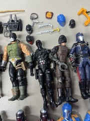 Lot 19 Hasbro GI Joe Classified Series Loose Figures w Accessories Destro Cobra