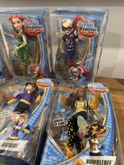 RARE Full Set Of 6 Super Hero GirlsAction Figure Doll DC Comic Mattel 2015 BNIB