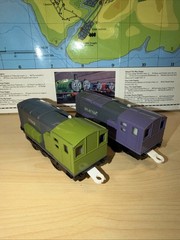 SPLATTER DODGE ! Thomas Friends Train TRACKMASTER TOMY BRITT ALLCROFT 1996 1997