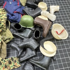 AS-IS Hasbro 12” GI JOE 1960’s – 70’s Jumpsuit Clothes Lot – Adventure Team C4