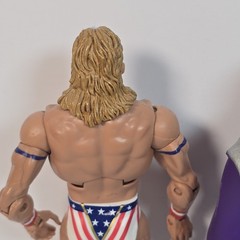 2014 LOT WWE Narcissist Lex Luger Elite Series 45 W Cape + Series 30 Flashback