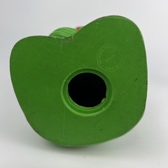 Vintage Sesame Street Bert Bank 1971 Vinyl Plastic Coin Bank Green