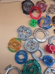 TAKARA TOMY Beyblade Lot Plastic And Metal Parts And Complete Mix Match