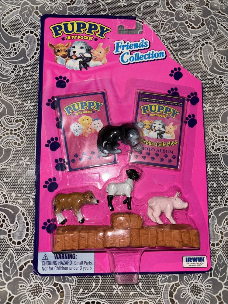 Vintage Puppy In My Pocket Rare Friends Collection New Old Stock Sealed As Is