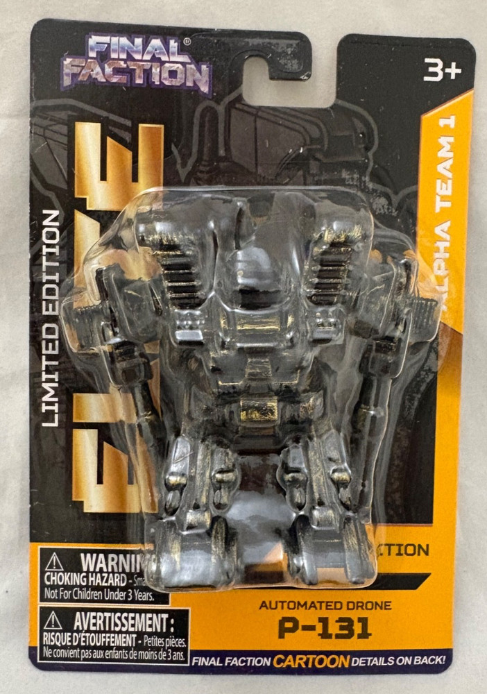 Final Faction – Alpha Team 1 – ELITE – P-131 DRONE – Action Figure – NEW