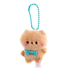 Blind Box Gacha Tiny Plush Charm Keychain Cute Animal Mini Figure Mystery Ball