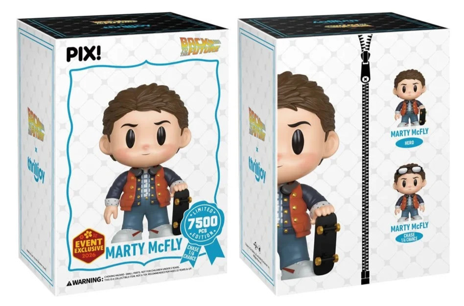 Thrilljoy PIX! Back to the Future Marty McFly Event Exclusive 2026 New Sealed