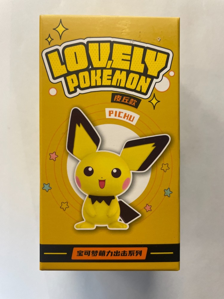 Pokemon Lovely Pokemon Pichu Figure Langbowang Collectible PVC Figure w/ Box