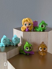 Rapunzel/Tangled Set of 6 Items Disney Doorables; Multiple Versions Of Pascal! D