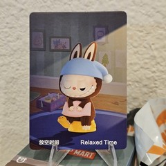 POP MART Labubu The Monsters 1:00 A.M. Relaxed Time w/ Box Card Bag