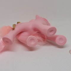 VTG 1986 My Little Pony G1 Flutter Pony HONEYSUCKLE w/ Wings, Ribbon, Comb *READ