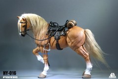 Fish Toys 1/12 Action Horse Figure Brown Statue Collectibles Ornament Accessory