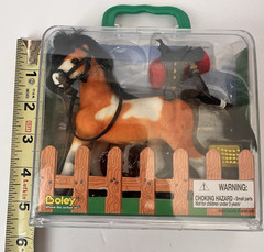 Boley Derby Stable Flocked Pony Carry Case Boley Brand (2002) New In Box
