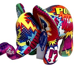 Large 16″ Cepia Pop Art Soft Plush Elephant Mammoth Cornelius or Mammoth Wham