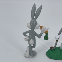 Vintage Looney Tunes Bugs Bunny Golfer PVC Wile E. Coyote Golfer 1994 Applause