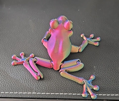 Tree Frog Articulated Figure 3D Printed Handmade Collectable – Multiple colors