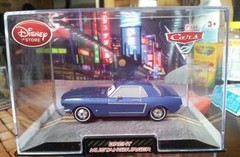 NEW Cars 2 Brent Mustangburger-Die cast car in clear case