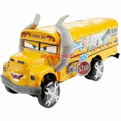 Disney Pixar Car3 Yellow Miss Fritter1:55 Diecast Model Toy Cars Boy Gift Loose