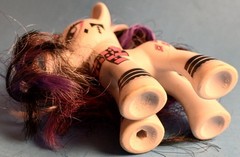 My Little Pony G4 Rarity Pony Mania / Emo / Goth Brushable ☆Rare!☆