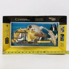 Rare National Geographic Madelman Submarine Expedition Toy Set w/ Shark & Poster