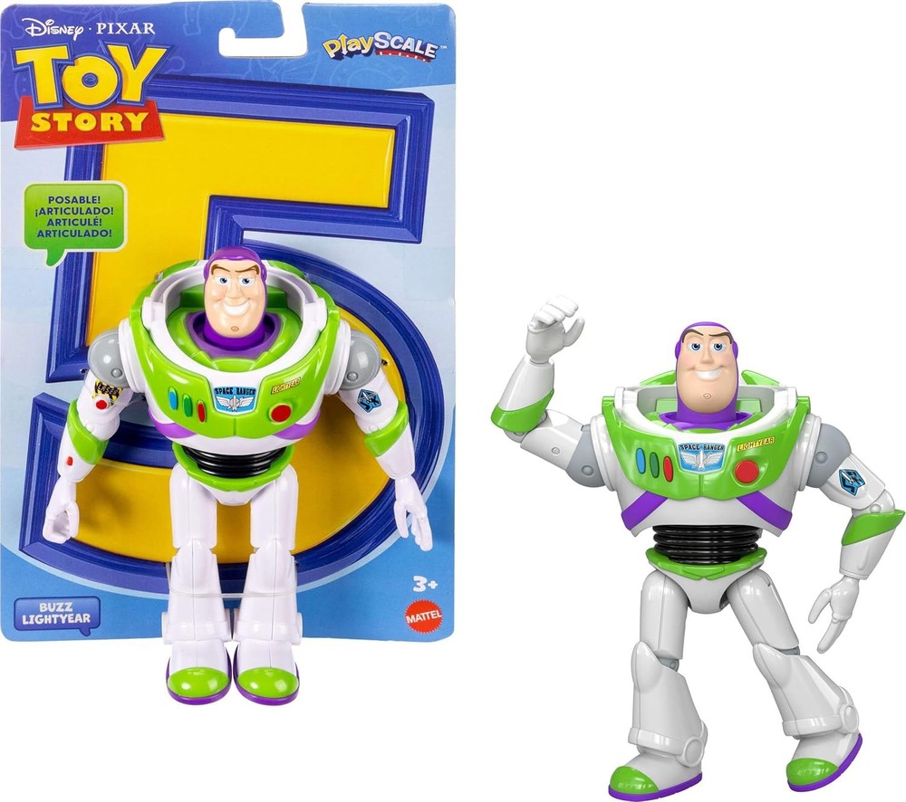 Disney / Pixar Toy Story 5 Playscale Buzz Lightyear Posable Action Figure