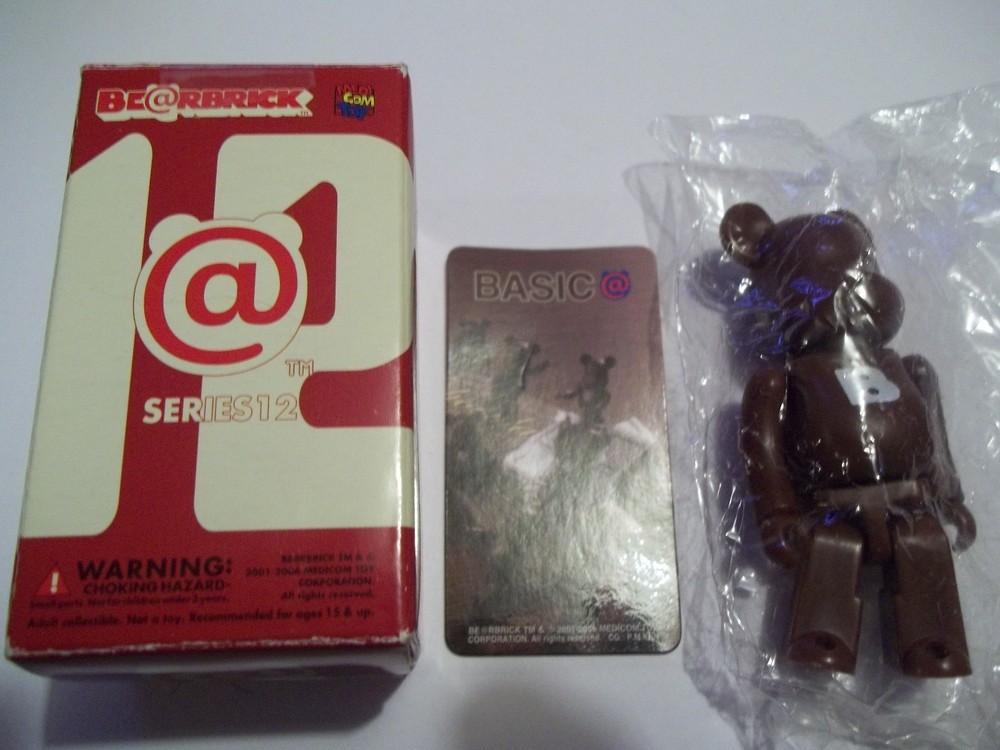 Be@rbrick Series 12 – BASIC “B” – New Sealed in Bag with Box & Card