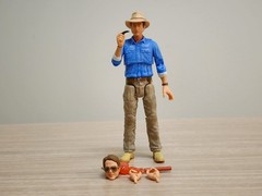Jurassic Park Amber Collection 1:12 Scale Lot (Complete – No Dinosaurs) I Mattel