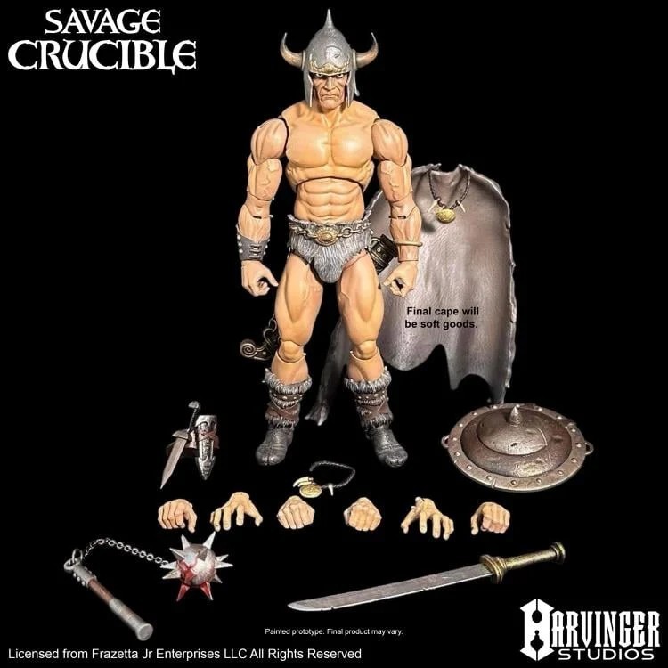Harvinger Studios Savage Crucible Frazetta’s Warrior With Ball&Chain