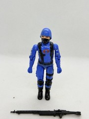 GI Joe Estrela Brazil Cobra Soldier Exclusive Light Blue Rare Vintage Original